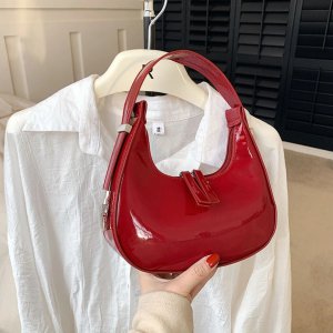 Bayan çanta Rugan EL Ve Kol Çantası Yeni Sezon Yeni Trend Çanta Kırmızı