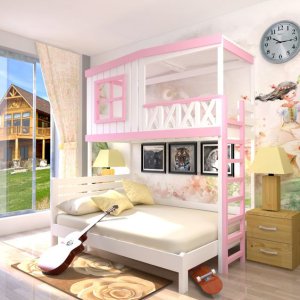 montessori ranza yatak ahsap yatak