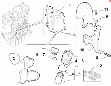 YAĞ SOĞUTUCU ORINGI 1,3 MJT EURO4 55283614--73501332