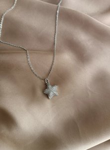 Yıldız zirkon taş kolye