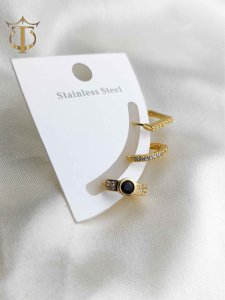 Çelik Küpe - 3 lü set