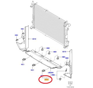 RADYATÖR ALT BAKALİTİ CONNECT 2T148B407AE--2T14A8B384AC