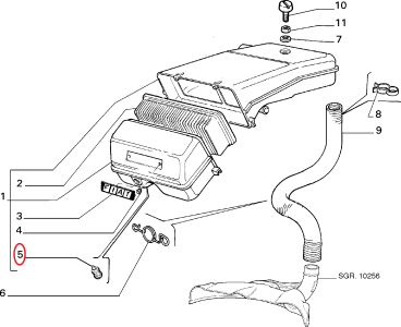 HAVA FİLTRE KUTU TAKOZU UNO 7656051
