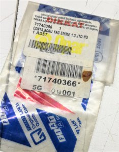 YAĞ POMPA SÜZGECİ ORİNGİ 1,3 MULTIJET FIAT OPEL 71740366