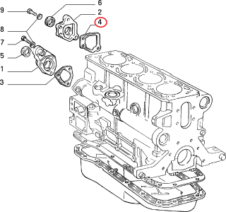 EKSANTRİK YARDIMCI MİL KAPAK CONTASI 2,0 TEMPRA TİPO 46431424