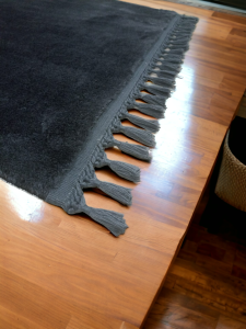 100x250 post pelüş kaymaz taban ponpon saçaklı