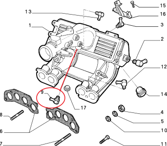 EMME MANİFOLD SU REKORU 1,6 MPI TEMPRA TİPO 46405791