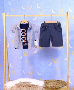 3 lü takim gri 6 yaş