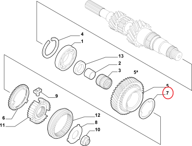 5.VİTES SEKROMENÇ MANŞON KİLİT YAYI DOBLO LINEA 7713198  60806705