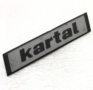 ARKA BAGAJ (KARTAL) YAZI ESKI MODEL SIYAH 85001265