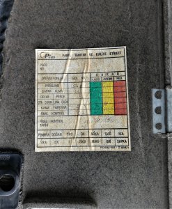 (ÇIKMA) SAĞ ARKA KAPI DÖŞEMESİ (GRİ) Tempra Tipo  181587083