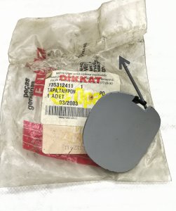 ORJİNAL ARKA TAMPON ÇEKİ DEMİR KAPAĞI ASTARLI 02--> PALİO 735312411