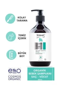 Sirenol Organik 2 li Bebek Bakım Seti (Şampuan + Pişik Kremi)
