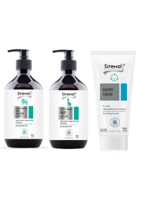 Sirenol Organik Bebek Şampuanı 400 ml + Sirenol Organik Bebek Losyonu 250 ml  + Sirenol Organik Pişik Kremi  87 ML ( YENİ DOĞAN BEBEK SETİ )