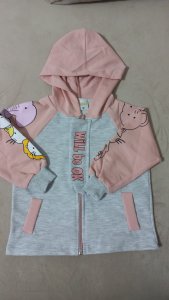 3 yaş hirka boy 35 cm pudra renk