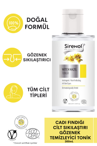 Sirenol Cadı Fındığı Cilt Sıkılaştırıcı Gözenek Temizleyici Tonik 300 ML YENİ AMBALAJ