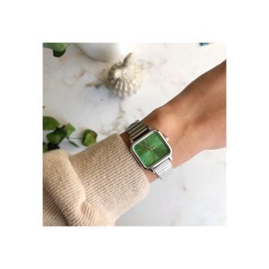 Minimal Kare Çelik Kadın Kol Saati