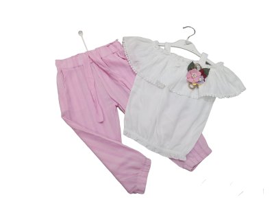 ÜNAYSI ASKILI  ÇİÇEKLİ 2LI TAKIM