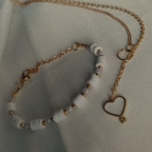 Fümo kolye, bileklik seti