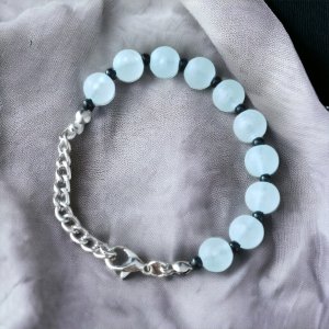 Şeffaf Mavi Renk Bileklik