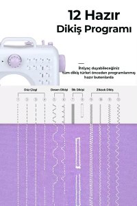 ROBO 12 Fonksiyonlu Dikiş Makinesi