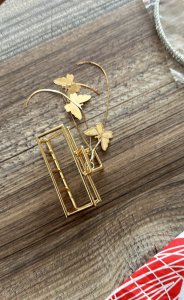 Kelebek figürlü mandal toka