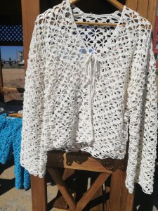 Yazlık Bej Hırka El Yapımı (Hand Made)