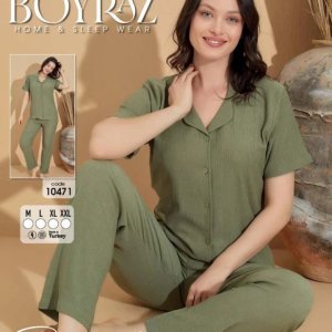 kadın ikili pijama takımı