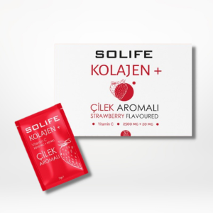 Kolajen Vitamin C Çilek Aromalı 30 lu Şaset 2500 mg + 20 mg