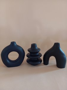 EL YAPIMI DEKORATİF VAZO SETİ