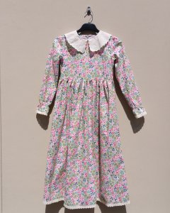Yakalı kız çocuk elbise / Gülizar elbise