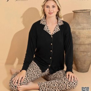 kadın ikili pijama takımı