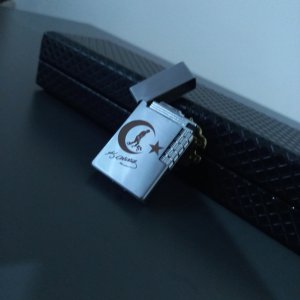 AYLDIZ ATATÜRK İMZALI DUPONT GAZLI ÇAKMAK