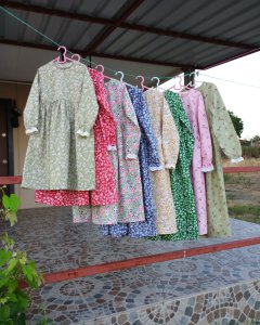 Kız çocuk uzun elbise / tesettür elbise