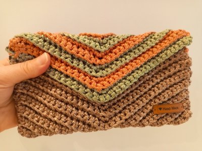 Tığ işi cüzdan Çanta