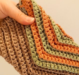 Tığ işi cüzdan Çanta