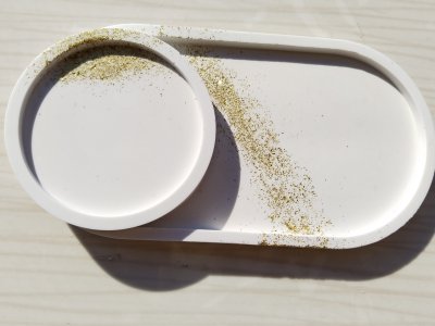 OVAL TABAK +BARDAK ALTLIĞI 2Lİ SET