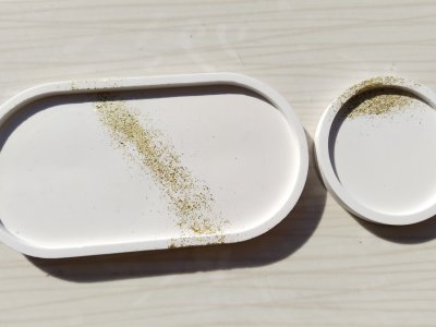 OVAL TABAK +BARDAK ALTLIĞI 2Lİ SET