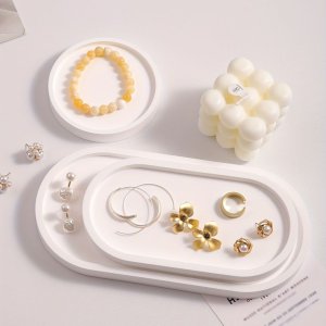 2 ADET DEKORATİF OVAL TABAK