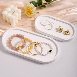 2 ADET DEKORATİF OVAL TABAK