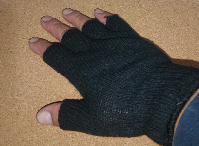 Kesik erkek  eldiven