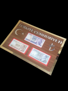 Koleksiyon Paralı Duvar Dekorasyon Ürünü Hediyelik Eşya Ofis Hediyesi