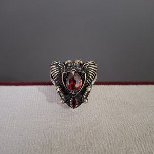 KARTAL MOTİFLİ GÜMÜŞ YÜZÜK