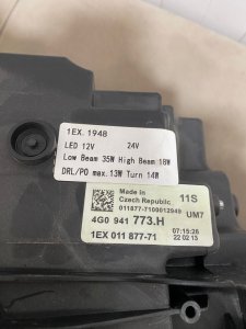 AUDİ A6 SOL ÖN FAR ORJİNAL FULL SIFIR FAR