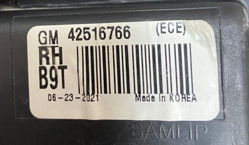 OPEL MOKKA SAĞ FAR 2013-2016