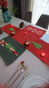 Yılbaşı temalı supla ve runner takımım