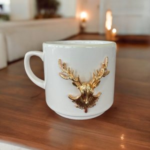 Geyikli tasarım kupa bardak