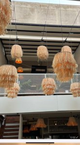 3 kat saçaklı bohem avize