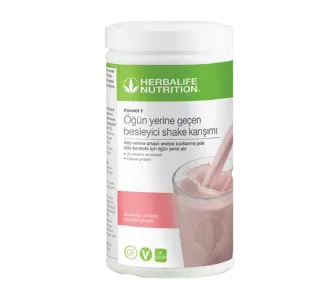 Herbalife Formül 1 Ahududu ve Beyaz Çikolatalı Shake