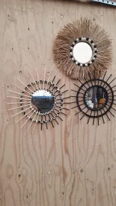 3 lü pinterest siyah & naturel set